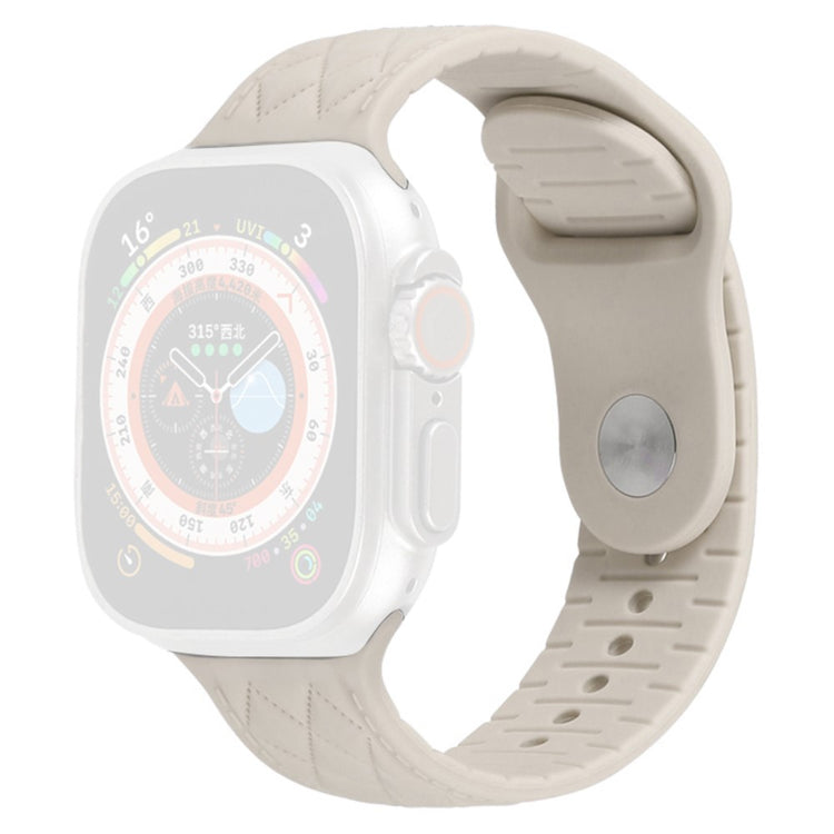 Fantastisk Silikone Universal Rem passer til Apple Smartwatch - Hvid#serie_10