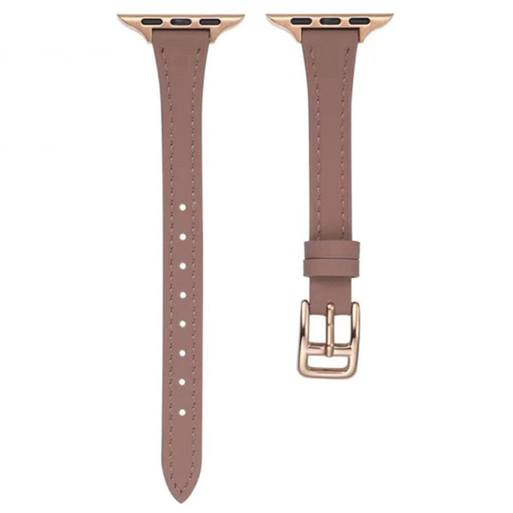 Apple Watch Series 9 41mm Genuine leather strap - Deep Pink#serie_1