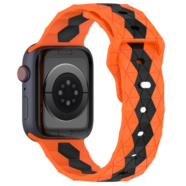 Smuk Silikone Universal Rem passer til Apple Smartwatch - Orange#serie_3