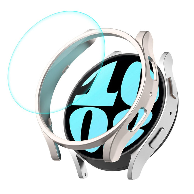 HAT PRINCE Samsung Galaxy Watch 6 (40mm) electroplated cover with tempered glass - Starlight#serie_2