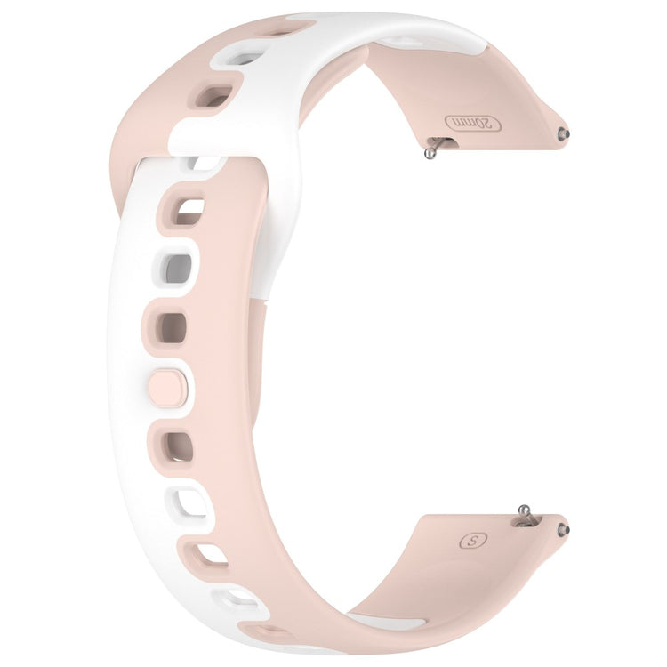 Mega Hårdfør Silikone Universal Rem passer til Smartwatch - Pink#serie_2