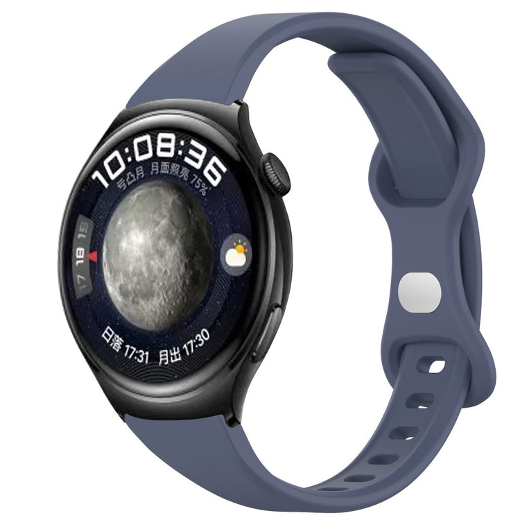 Komfortabel Silikone Universal Rem passer til Smartwatch - Sølv#serie_5