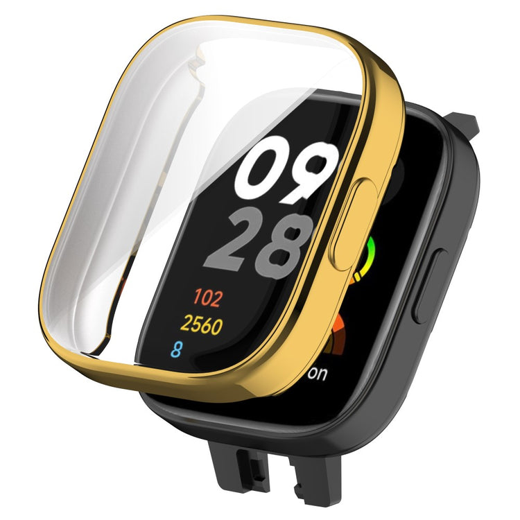 Mega Flot Silikone Cover passer til Xiaomi Redmi Watch 3 / Xiaomi Mi Watch Lite 3 - Guld#serie_5