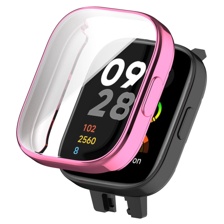 Mega Flot Silikone Cover passer til Xiaomi Redmi Watch 3 / Xiaomi Mi Watch Lite 3 - Pink#serie_7