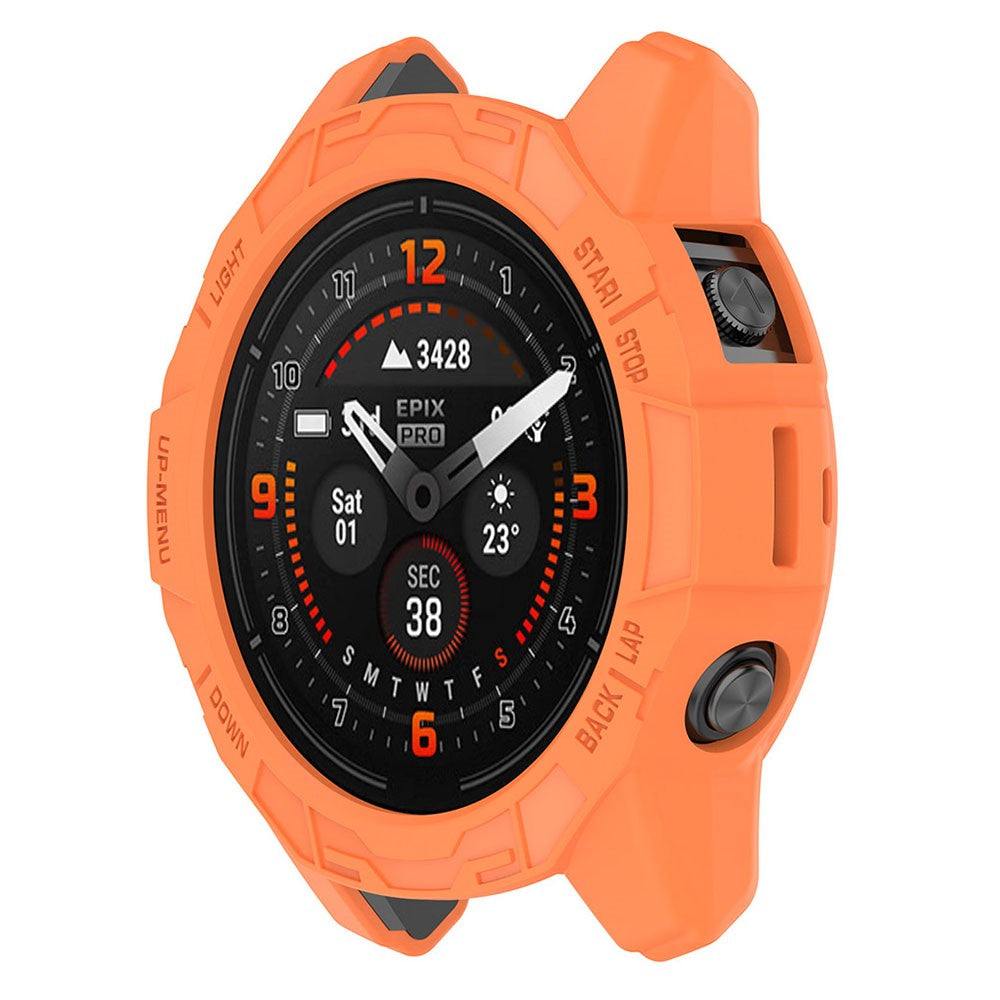 HAT PRINCE Garmin Fenix 7S / 7S Pro / Epix Pro (Gen 2) 42mm hollow cover - Orange#serie_1