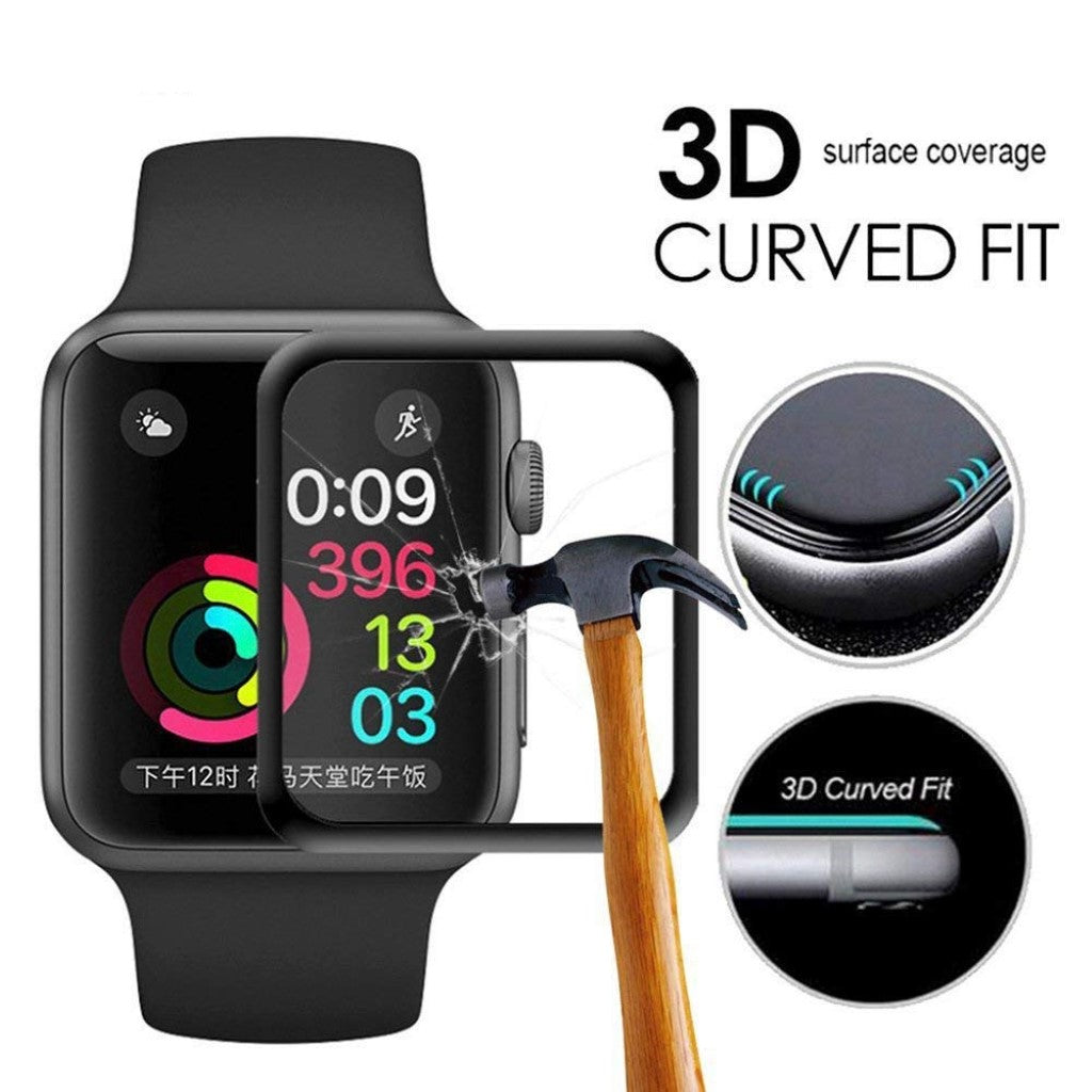 Apple Watch Series 4 44mm / Apple Watch 44mm Hærdet Glas Skærmbeskytter - Gennemsigtig#serie_208