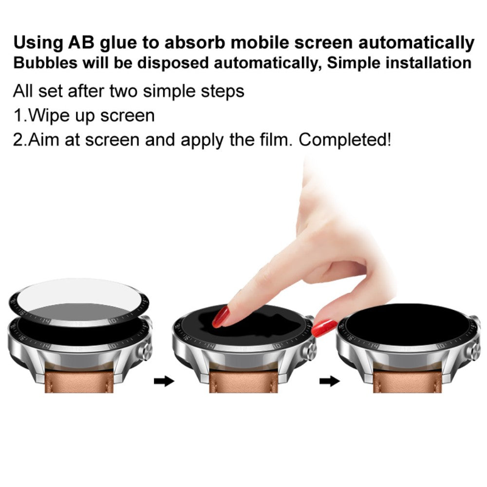 Realme Watch S Pro / Realme Watch S Plastik HD Skærmbeskytter - Gennemsigtig#serie_1