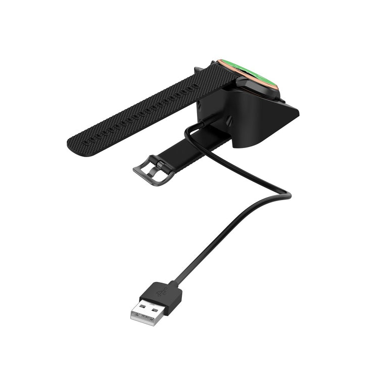 Universal Smartwatch Magnetisk  USB Ladestation - Sort#serie_029