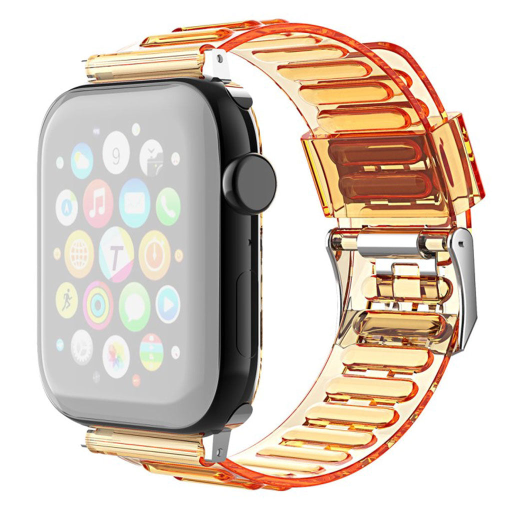 Universal transparent style watch band - Orange#serie_2