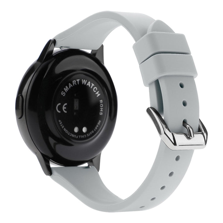 22mm Universal silicone watch strap - Light Grey#serie_10