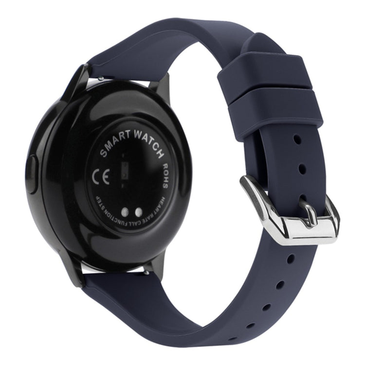 22mm Universal silicone watch strap - Midnight Blue#serie_6