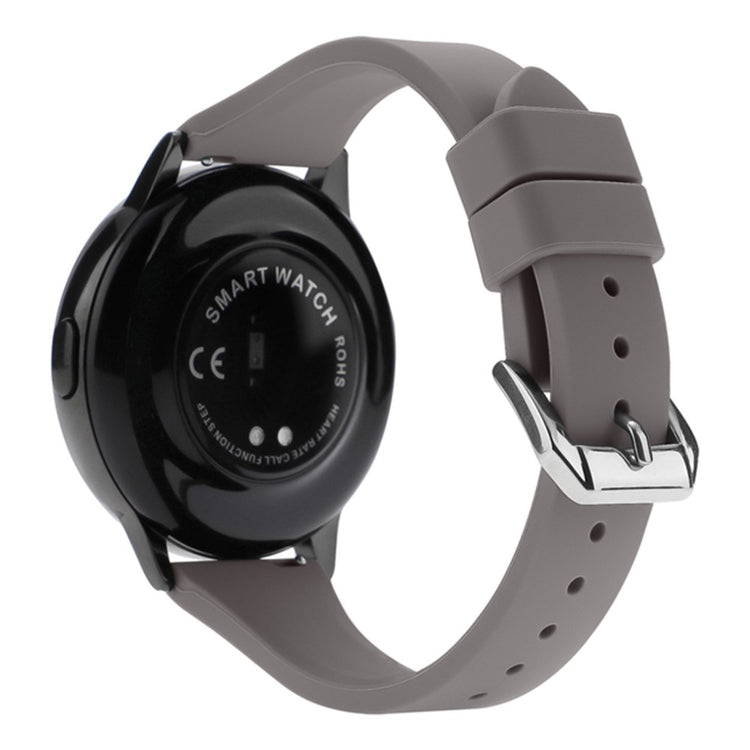 22mm Universal silicone watch strap - Dark Grey#serie_8