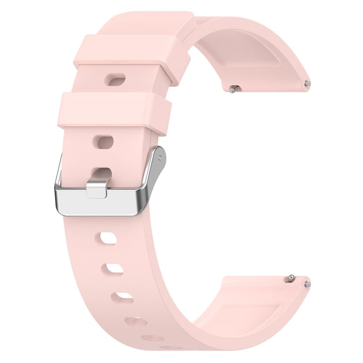 Meget Slidstærk Silikone Universal Rem passer til Smartwatch - Pink#serie_9