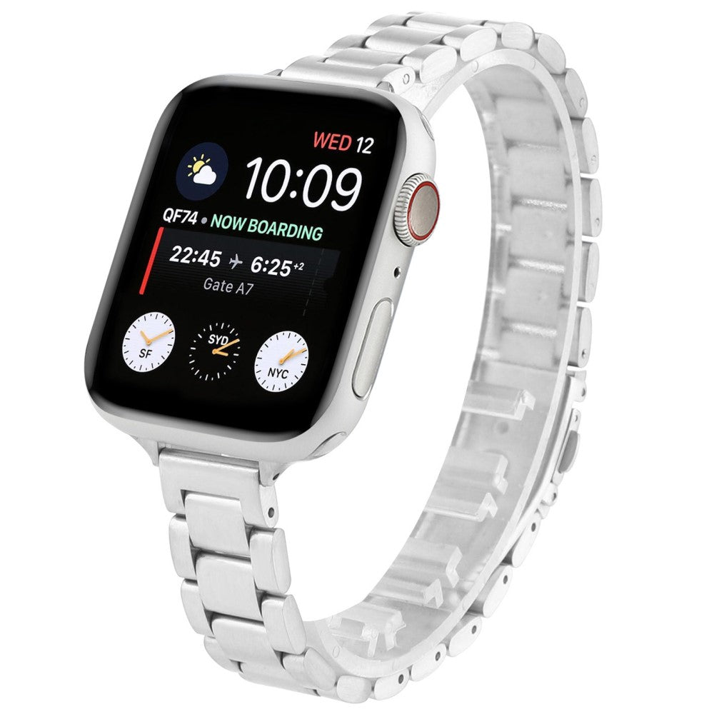 Klassisk Universal Apple Metal Rem - Sølv#serie_4