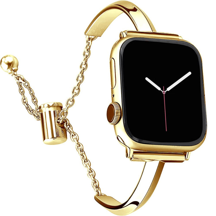 Helt Vildt Kønt Metal Universal Rem passer til Apple Smartwatch - Guld#serie_4