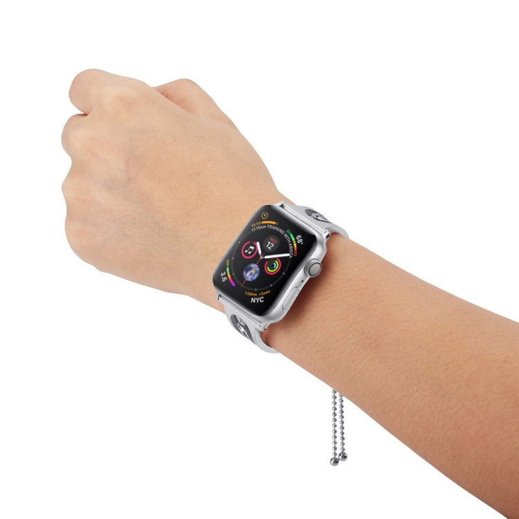 Super godt Apple Watch Series 4 40mm Metal og Rhinsten Rem - Sølv#serie_078