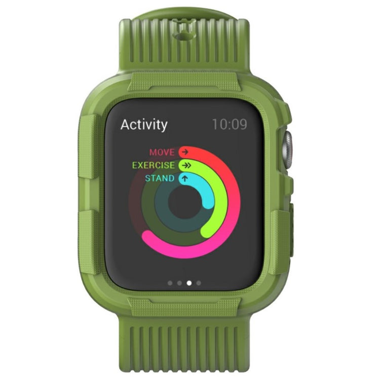 Apple Watch Series 5 40mm / Apple Watch 40mm Silikone Rem - Grøn#serie_2