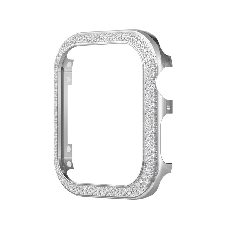 Universal Apple  Metal og Rhinsten Bumper  - Sølv#serie_120