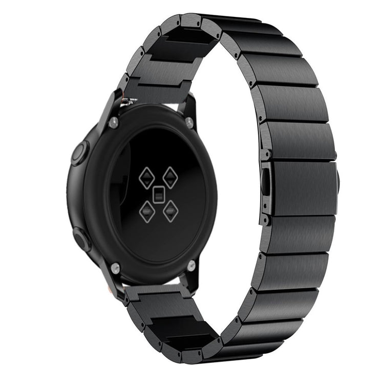 Meget skøn Samsung Galaxy Watch Active Metal Rem - Sort#serie_1