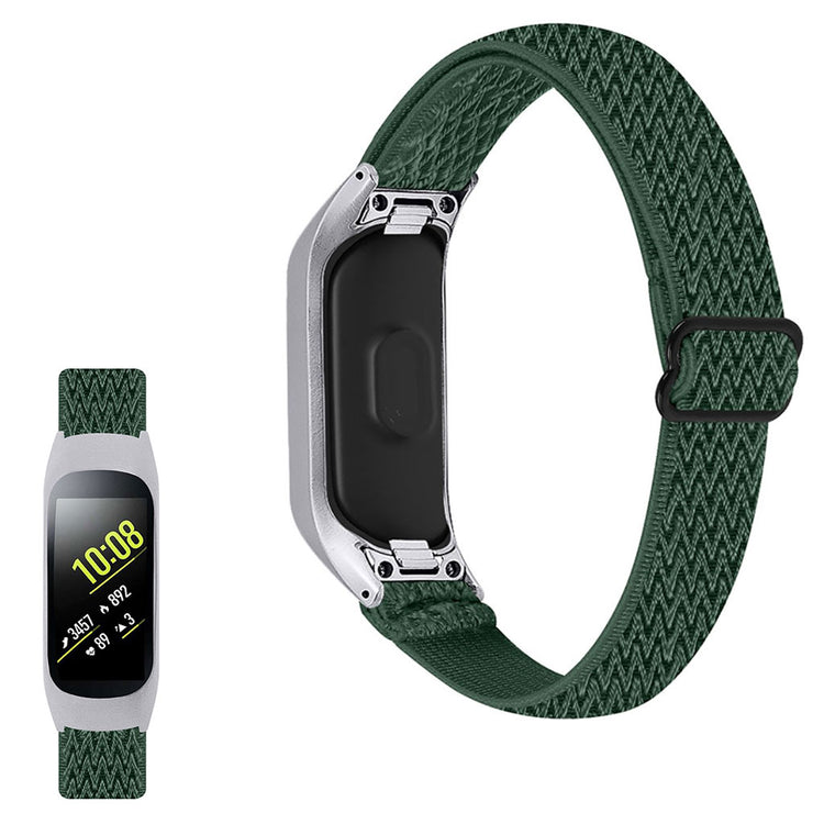 Meget smuk Samsung Galaxy Fit-e Nylon Rem - Grøn#serie_8