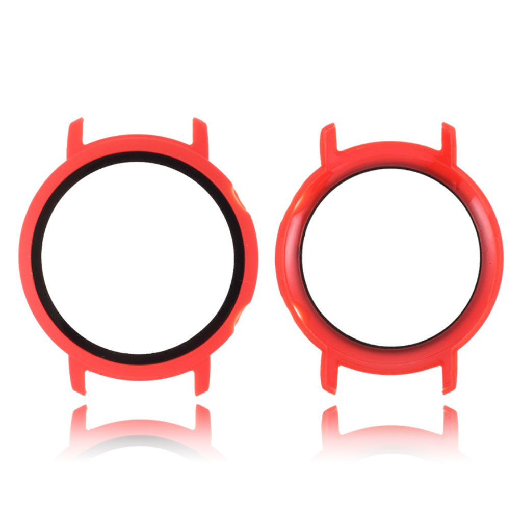 Huawei Watch GT 2 42mm durable frame with tempered glass cover - Red - Rød#serie_1