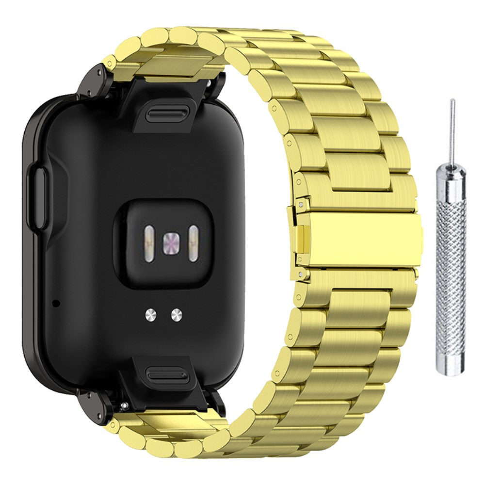 Yndigt Xiaomi Mi Watch Lite / Xiaomi Redmi Watch Metal Rem - Guld#serie_1