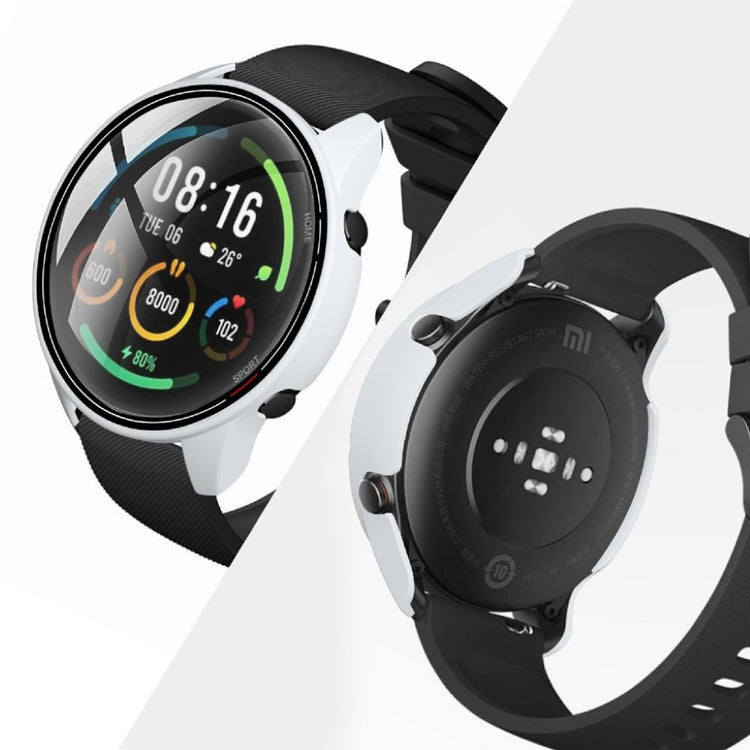 Vildt Fint Xiaomi Mi Watch Color Silikone og Glas Cover - Hvid#serie_2