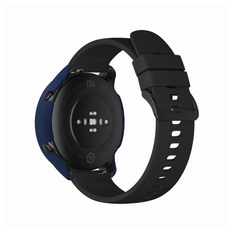 Vildt Fint Xiaomi Mi Watch Color Silikone og Glas Cover - Blå#serie_6