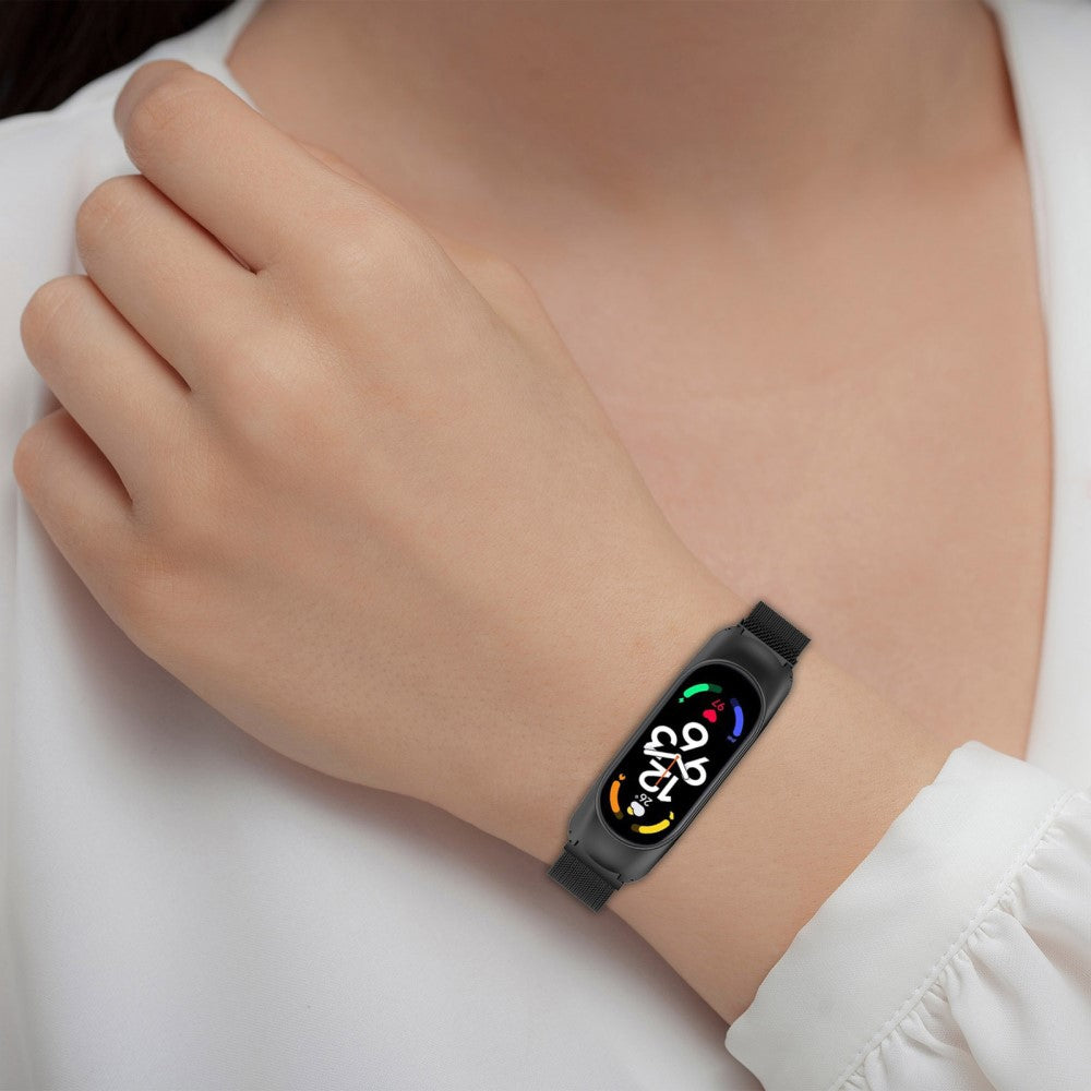 Meget fint Xiaomi Mi Band 7 Metal Rem - Guld#serie_035
