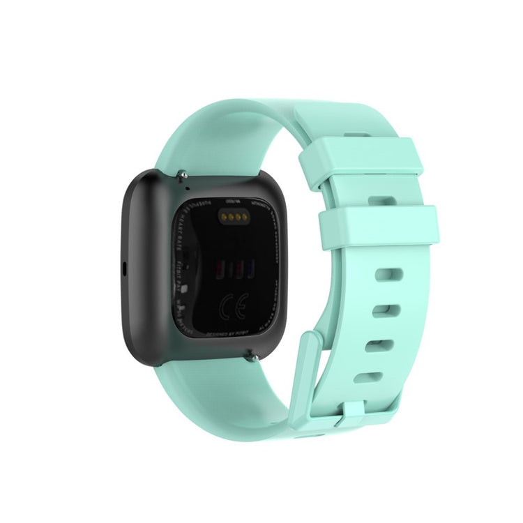 Stilfuld Fitbit Versa 2 / Fitbit Versa Lite Silikone Rem - Størrelse: L - Grøn#serie_9