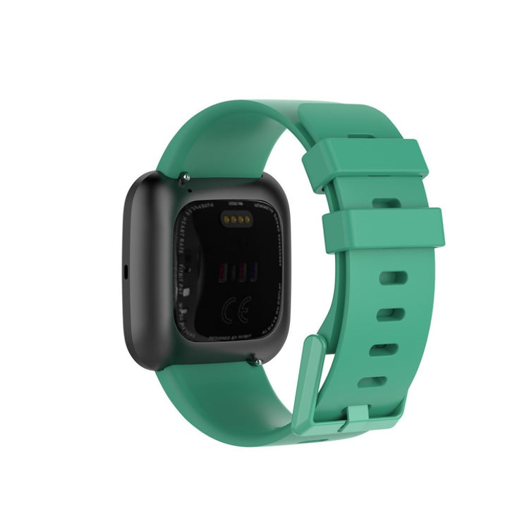 Vildt sejt Fitbit Versa 2 / Fitbit Versa Lite Silikone Rem - Størrelse: S - Grøn#serie_7