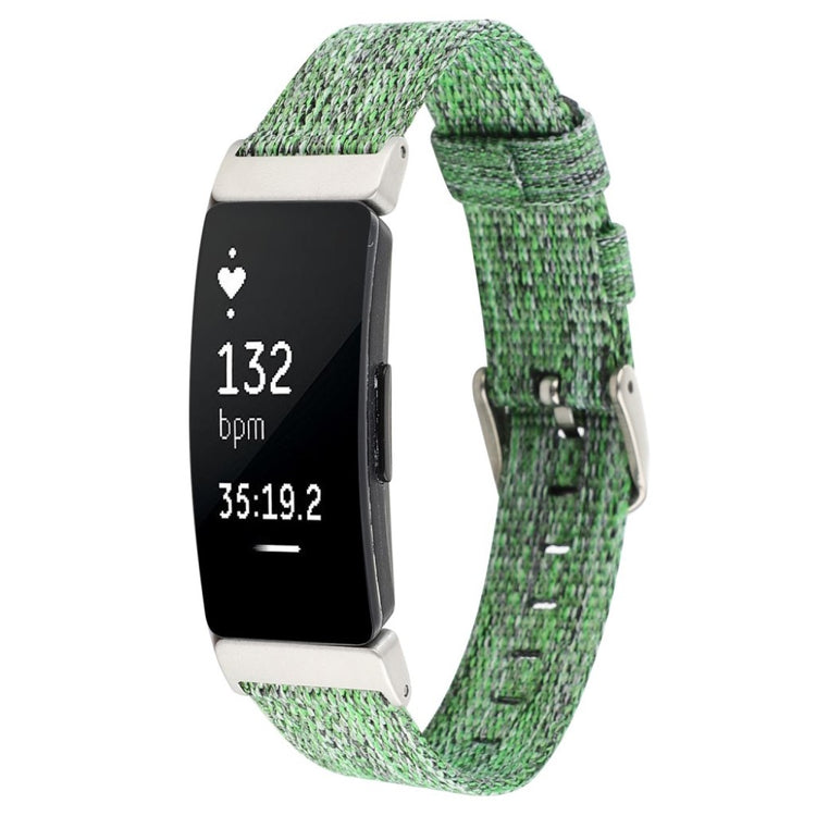 Super fantastisk Fitbit Inspire Nylon Rem - Grøn#serie_6