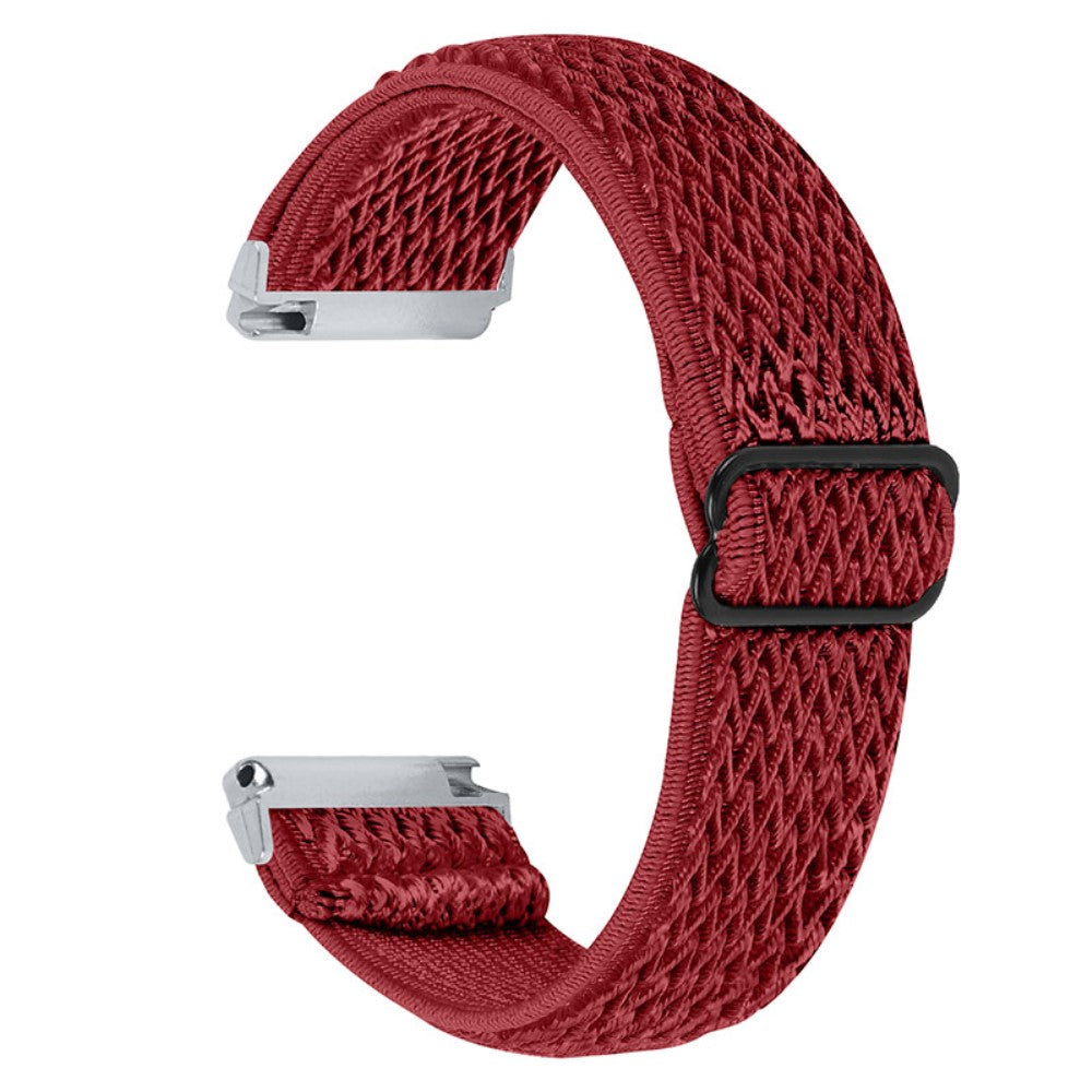 Stilfuld Fitbit Versa 2 / Fitbit Versa Lite Nylon Rem - Rød#serie_2