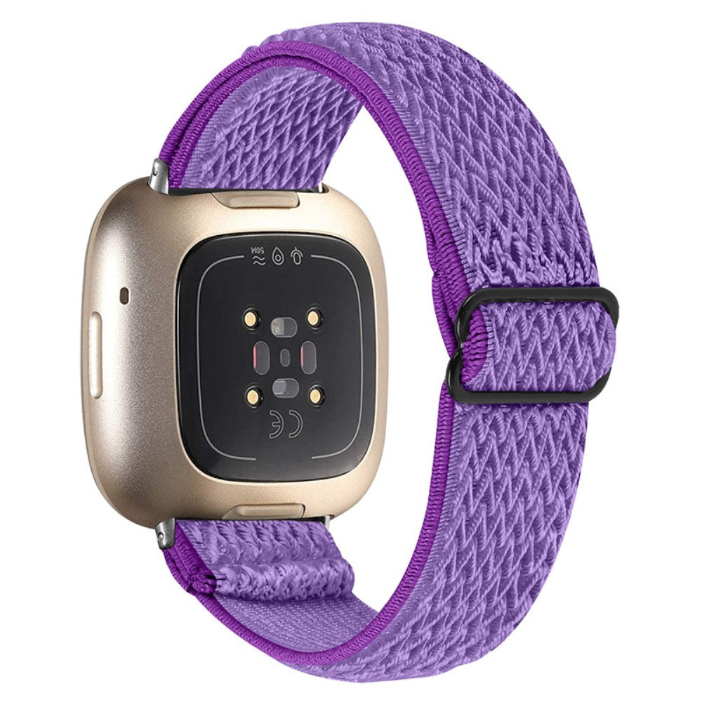 Mega fantastisk Fitbit Versa 3 Nylon Rem - Lilla#serie_1