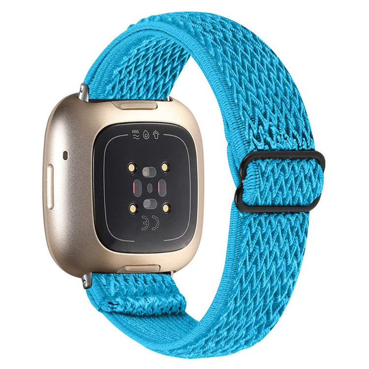 Mega fantastisk Fitbit Versa 3 Nylon Rem - Blå#serie_3