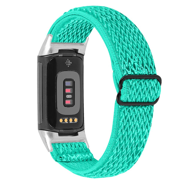 Mega godt Fitbit Charge 5 Nylon Rem - Grøn#serie_2