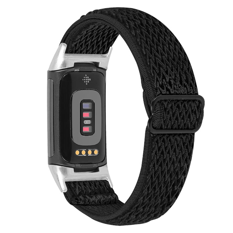 Mega godt Fitbit Charge 5 Nylon Rem - Sort#serie_5