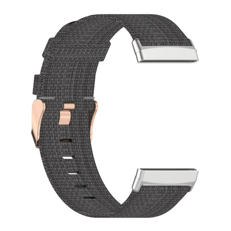 Meget fint Universal Fitbit Nylon Rem - Sølv#serie_2