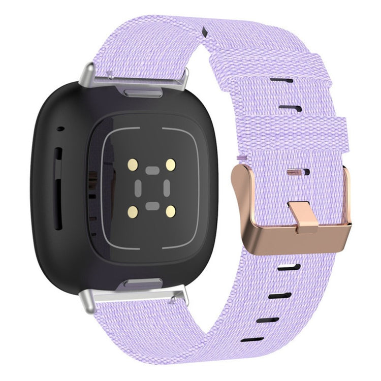 Meget fint Universal Fitbit Nylon Rem - Lilla#serie_7