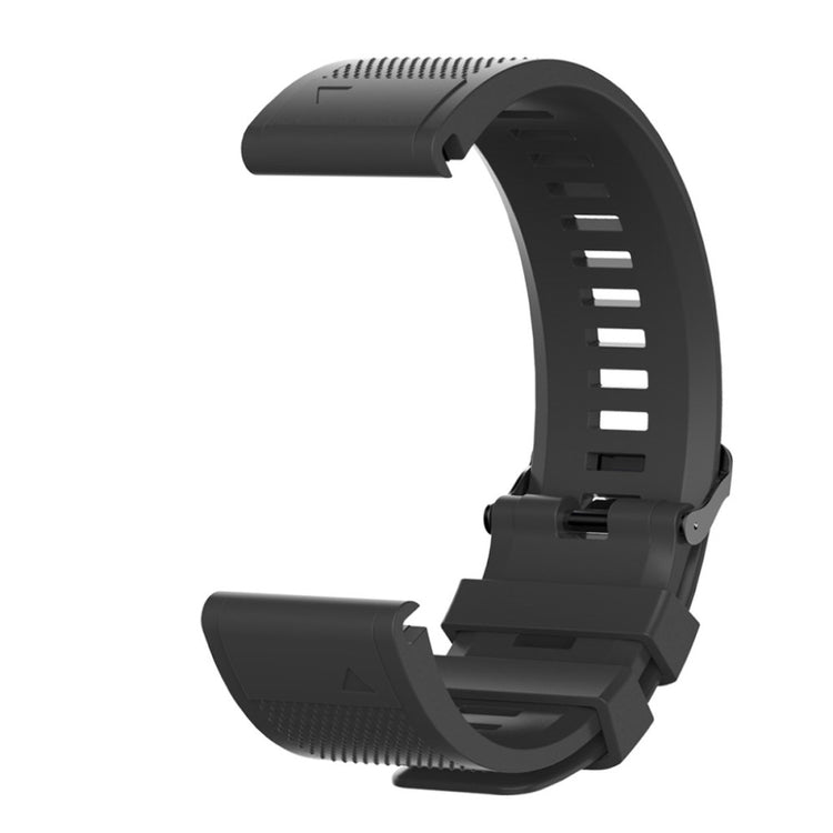Vildt hårdfør Universal Garmin Silikone Rem - Sort#serie_4
