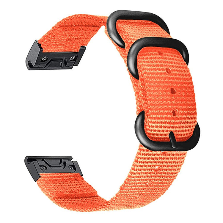 Meget flot Universal Garmin Nylon Rem - Orange#serie_2