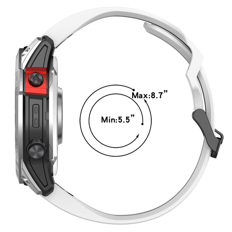 Rigtigt smuk Universal Silikone Rem - Sort#serie_2