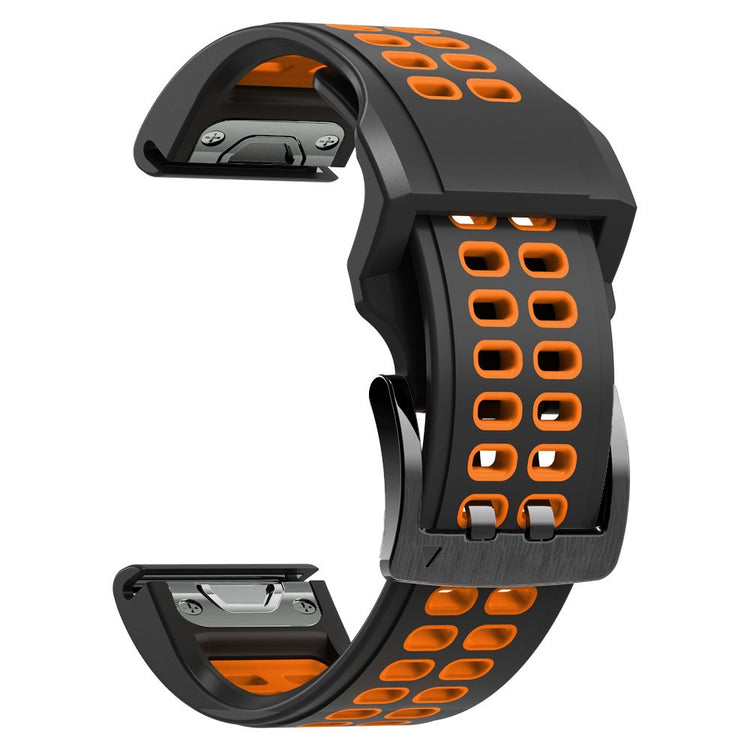 Vildt pænt Universal Garmin Silikone Rem - Orange#serie_3