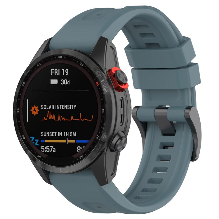 Mega slidstærk Universal Garmin Silikone Rem - Grøn#serie_3