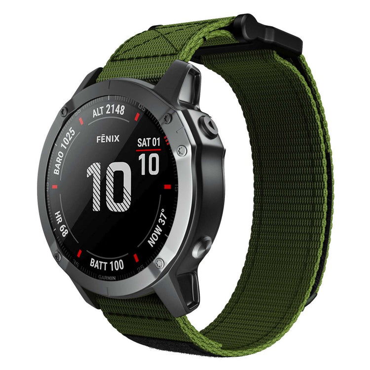 Vildt nydelig Universal Garmin Nylon Rem - Grøn#serie_2