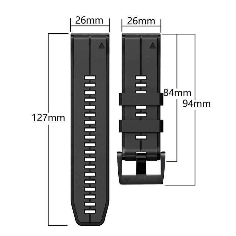 Fremragende Universal Silikone Urrem - Hvid#serie_2