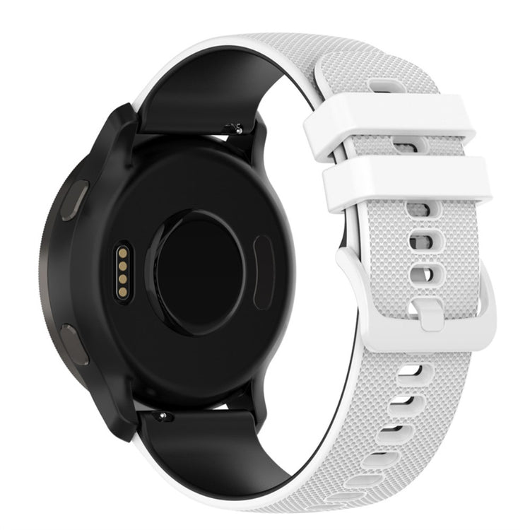 Mega fed Universal Garmin Silikone Urrem - Hvid#serie_1