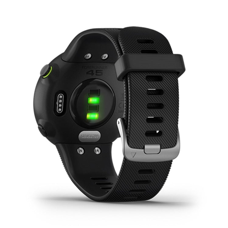 Vildt elegant Garmin Forerunner 245 Silikone Rem - Sort#serie_1