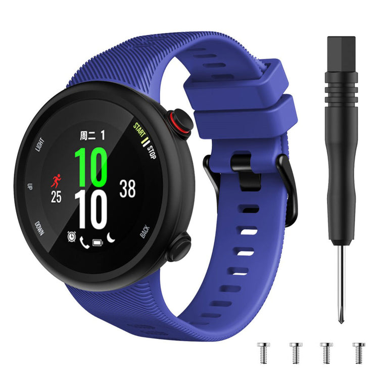 Alle tiders Garmin Forerunner 45 Silikone Rem - Blå#serie_14