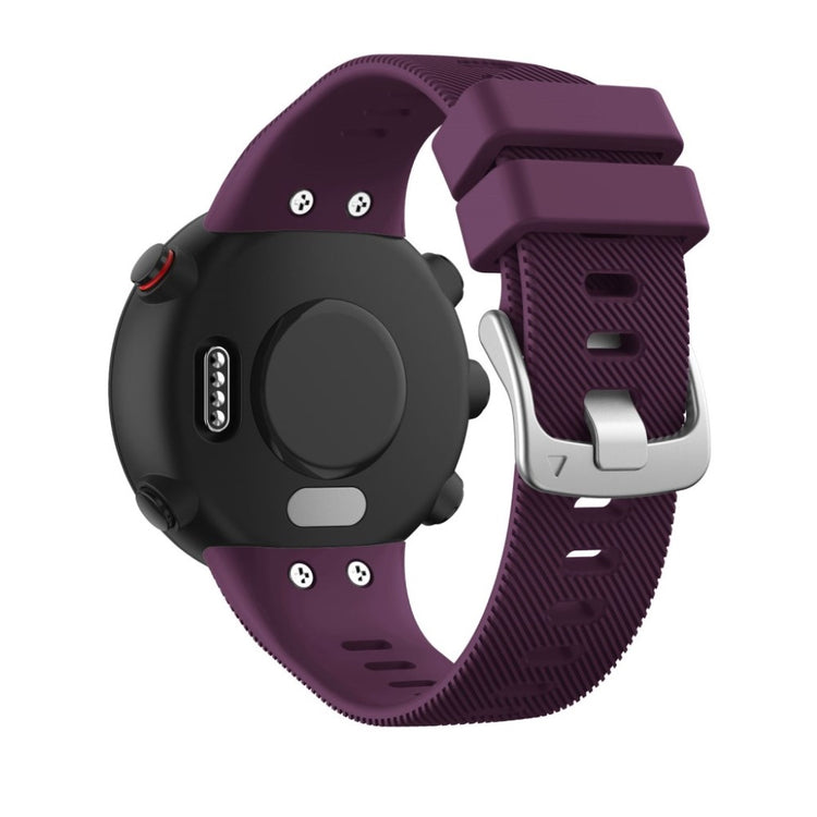 Kønt Garmin Forerunner 45 Silikone Rem - Lilla#serie_15